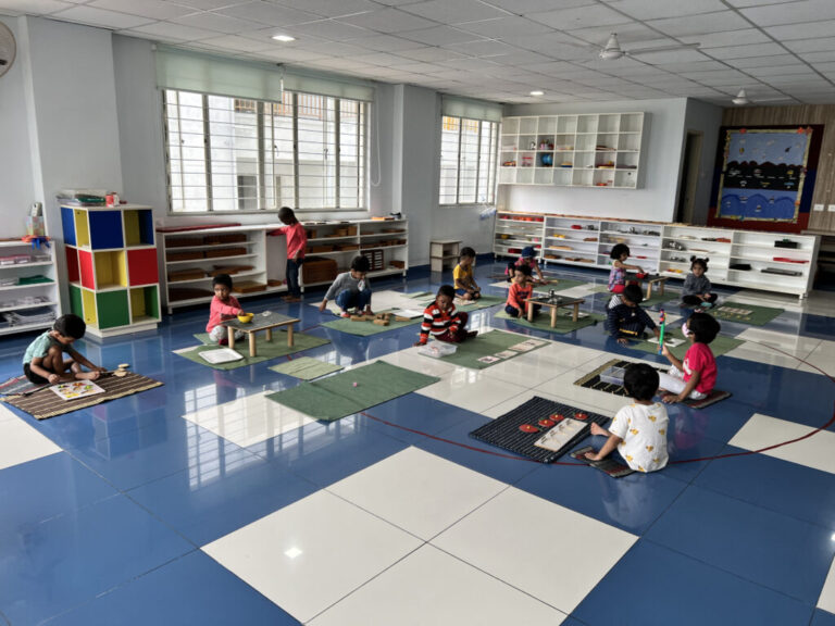 Clean and sanitized classroom at cherubs campus