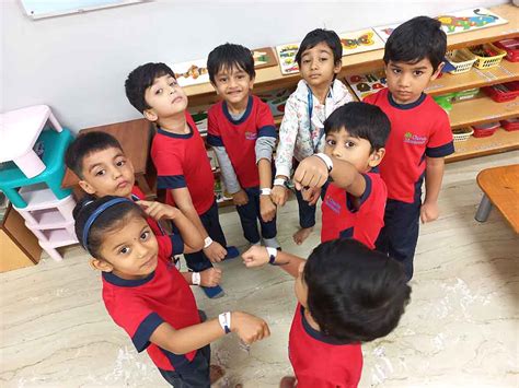 Preschool children in a classroom