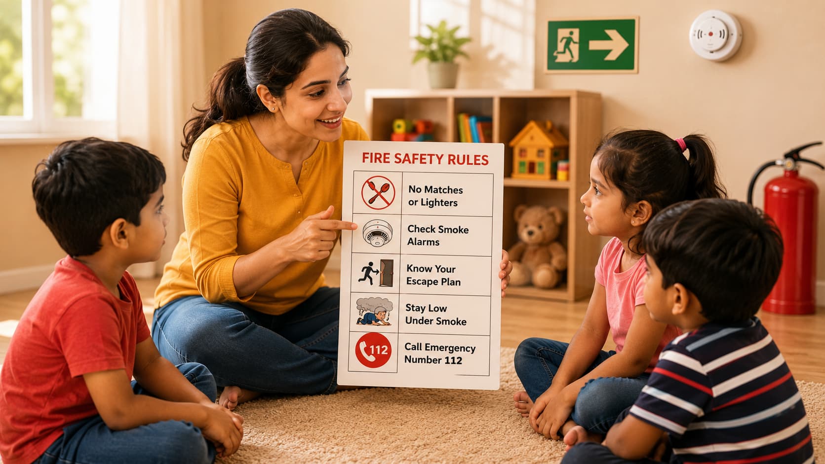 fire safety tips for kids